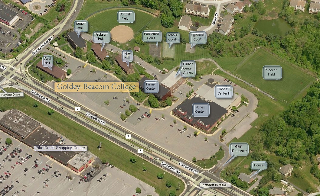 Campus Map - Goldey-Beacom College